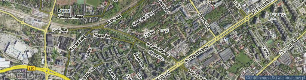 Zdjęcie satelitarne Prosta ul.